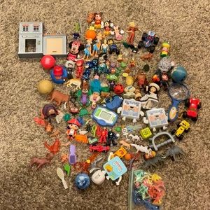 Large lot of small kids toys Disney pj mask and much morel